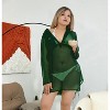 LA LEELA Women's Beachwear Swimsuit Coverups for Women Summer Swim Beach Cover Ups for Swimwear Women Bikini Dress Tops Cover Up - 2 of 4