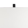 Possini Euro Design Faces Statue Modern Table Lamp 31" Tall White Sculptural Faux Marble Linen Hardback Shade Bedroom Living Room Bedside Nightstand - 3 of 4