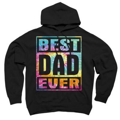 Adult Design By Humans Vintage Tie Dye Best Dad Ever By  Pullover Hoodie