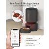 PETLIBRO Automatic Cat Feeder, 5G WiFi Pet Feeder with APP Control for Pet Dry Food, Low Food & Blockage Sensor for Cat & Dog - 4 of 4