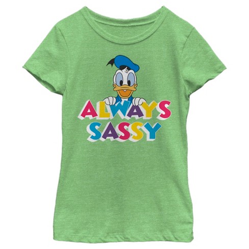 Girl's Disney Sassy Donald T-Shirt - image 1 of 4