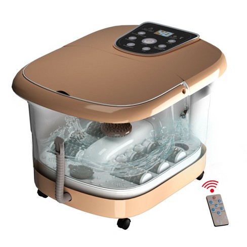 Costway Foot Spa Bath Tub with Heat and Bubbles and Electric