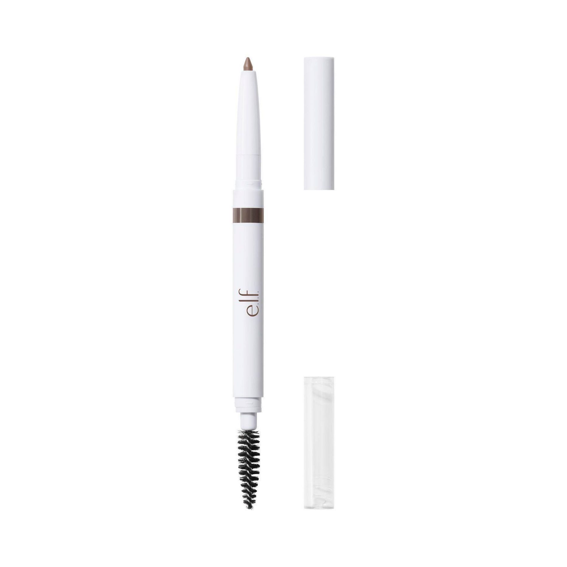 e.l.f. Instant Lift Brow Pencil Taupe - 0.006oz: Vegan, Matte, Eyebrow Enhancer, With Spoolie Brush