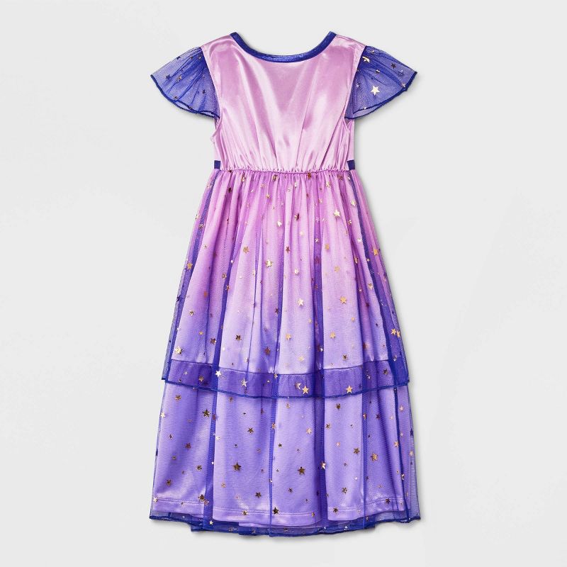 Toddler Girls&#39; Disney Wish Fantasy NightGown - Purple, 2 of 5
