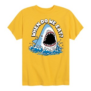 Boys' - Instant Message - When Do We Eat Short Sleeve Graphic T-Shirt - 1 of 4