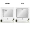 Amanti Art Mirror Makeover Bathroom Mirror Frame Border Kit  - Fully Assembled Peel and Stick Frame - Mirror NOT Included - Avon Black Trim - 4 of 4