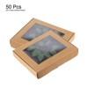Unique Bargains Mini Artificial Rose Flower Heads for DIY Craft 3.15 Inch Dia 50 Packs - 3 of 4