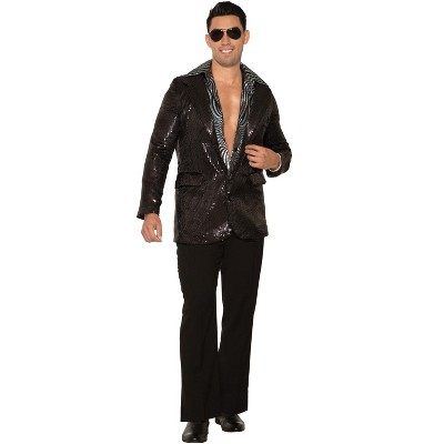 Forum Novelties Black Disco Sequin Blazer (standard), Standard : Target