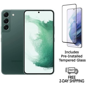 Refurbished Samsung Galaxy S22 Plus 5G S906U (AT&T Only) 128GB Green (Grade B)w/ Pre-Installed Tempered Glass - 1 of 1