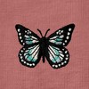 Dalix Butterfly Embroidered Cotton Relaxed Fit Short Sleeve Crewneck Tee Shirt Women - 4 of 4