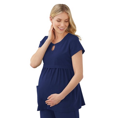 Empire Tie Woven Maternity Blouse