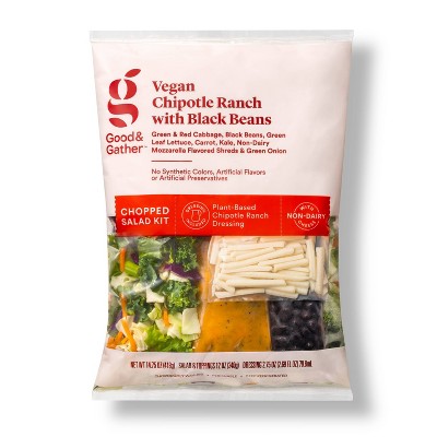 Vegan Chipotle Ranch with Black Beans Salad Kit - 14.75oz - Good & Gather™
