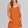 LEVEN SIXTEEN Trendy Athletic Sleeveless Summer Mini Dress - Large - 2 of 3