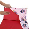 NoJo Warner Bros. Wonder Woman Pink and White Preschool Nap Pad Sheet - 3 of 4