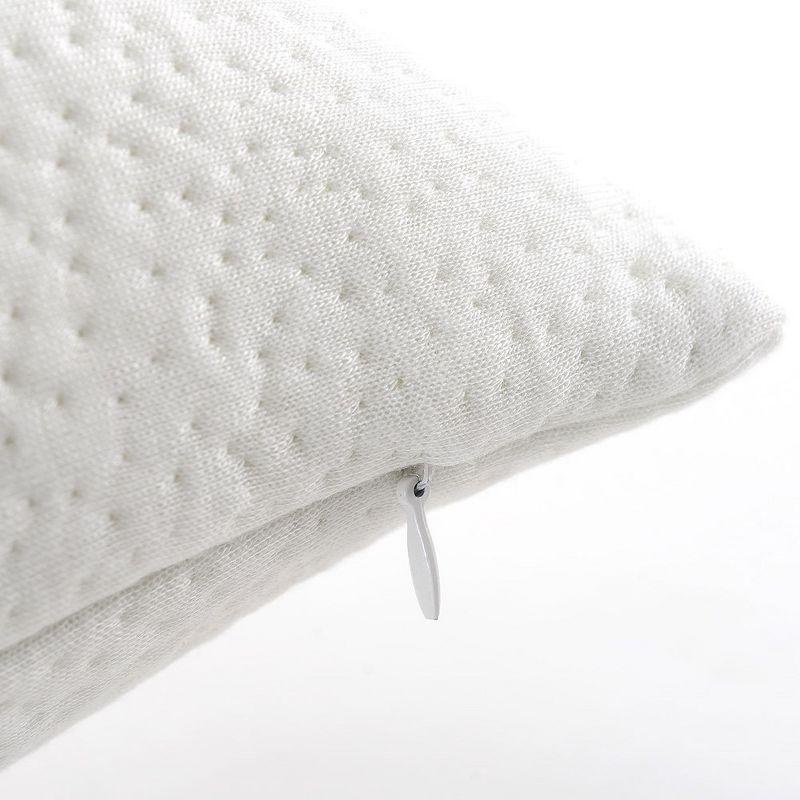 Cheer Collection Shredded Memory Foam Pillow with Washable Rayon from Bamboo Cover, 5 of 8