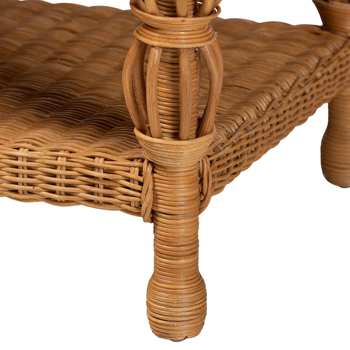 bali & pari Dolby Natural Rattan Coffee Table Light Honey - thumbnail 5