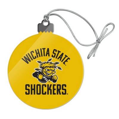 Wichita State Shocker Acrylic Christmas Tree Holiday Ornament
