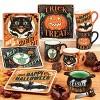 9" Earthenware Scaredy Cat Dessert Plates - Certified International - 2 of 4