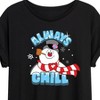 Women's - Frosty The Snowman - Christmas Oversized Graphic T-Shirt - 2 of 4