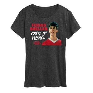 Women's - Ferris Bueller's Day Off - Ferris My Hero Short Sleeve Graphic T-Shirt - 1 of 4