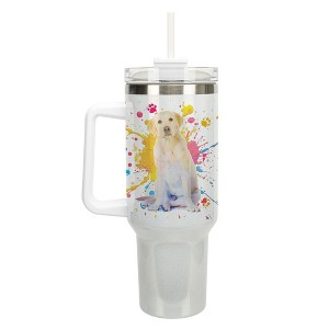 100 North Cancer Zodiac Astrology Star Sign Wrap-Around 40 Oz. Stainless Steel Water Bottle Coffee Mug, Spill & Leak Resistant, Travel Tumbler with - 1 of 4