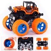 Monster Truck Toys Friction Powered Toy Cars Push and Go Vehicles for Kids Christmas Birthday Party Gift for Boys Girls Aged 3-5 Orange - 3 of 4