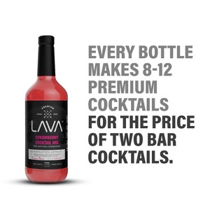 LAVA Premium Strawberry Margarita Mix Strawberry Daiquiri Mix - 1 of 4