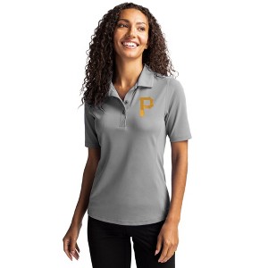 Pittsburgh Pirates Cutter & Buck Virtue Eco Pique Recycled Womens Polo - 1 of 1