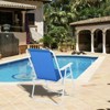VisioGear Outdoor Folding Beach Chair, Portable Foldable Camping Chair for Patio, Fishing, Blue, 19.88“*17.32"*29.53" - 4 of 4