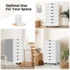 MAYEERTY File Cabinet - 5-Drawer Mobile Storage with Wheels - 2 of 4