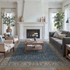 ABYNOW Area Rug Machine Washable, Non Slip, Boho Vintage Print for Living Room - 4 of 4