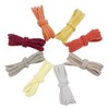 INSPIRE CHIC Round Fuzzy Hairy Soft Wide Shoelaces for Casual Shoes 2 Pairs - 2 of 4