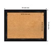 Amanti Art Grand Black Narrow Framed Corkboard, Natural Cork - 4 of 4