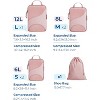 Compression Packing Cubes, 6 Set/4 Set/2 Set Travel Packing Cubes Carry Suitcases, Compression Suitcase Organizers Bag - 2 of 4