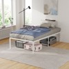 Lusimo 18 Inch Bed Frame Easy Assembly Metal Platform Bed with Steel Slat Support All Sizes - 2 of 4