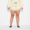 Women's High-Rise Scalloped Micro Sweater Shorts - Wild Fable™ - 2 of 3