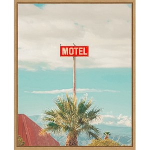 Amanti Art This Motel is for the Birds by Tom Windeknecht Canvas Wall Art Print Framed - 1 of 4