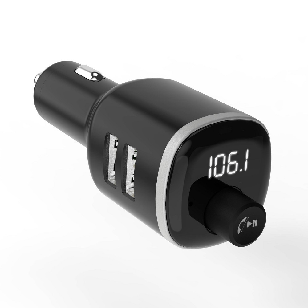 Scosche - BTFreq FM Transmitter for Most Bluetooth-Enabled Devices - Black