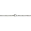 Black Bow Jewelry 2mm, Sterling Silver Fancy Solid Anchor Chain Necklace - 4 of 4