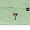 Dalix Espresso Martini Embroidered Beanie Food Warm Winter Knit Hat Women - 2 of 4