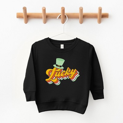 The Juniper Shop Retro Lucky Hat Toddler Graphic Sweatshirt