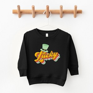 The Juniper Shop Retro Lucky Hat Toddler Graphic Sweatshirt - 1 of 3