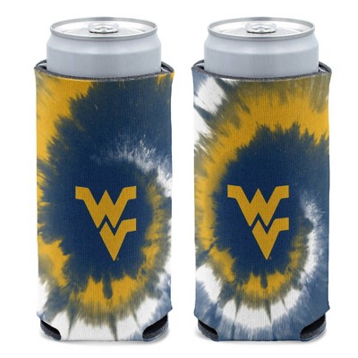 NCAA West Virginia Mountaineers Tie-Dye Slim Can Cooler