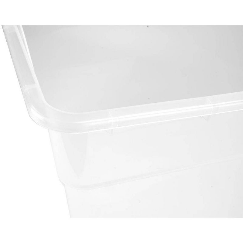 Sterilite Plastic Stacking Storage Container with Latching Lid for Seasonal Decorations and Space Saving Organization, 6 of 8