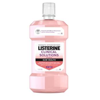 Listerine Clinical Solutions Gum Health Mouthwash for Antigingivitis and Antiplaque - 1L