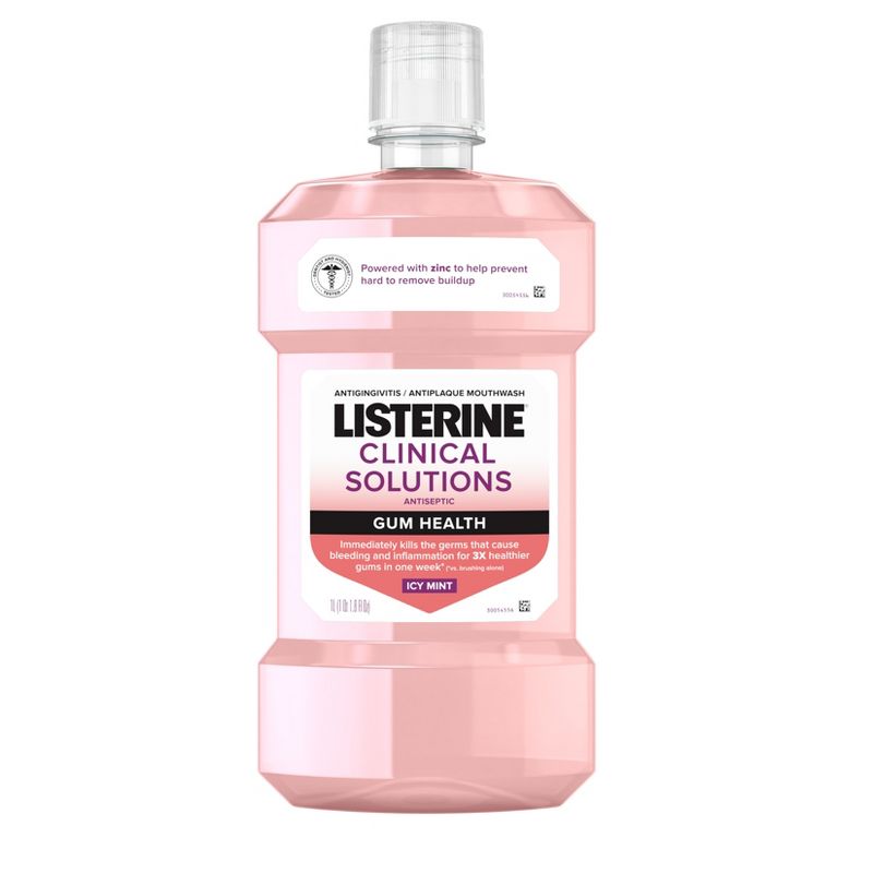 Listerine Clinical Solutions Gum Health Mouthwash for Antigingivitis and Antiplaque - 1L, 1 of 9