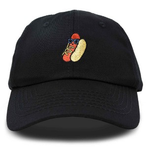 Dalix Hot Dog Embroidered Cap Cotton Baseball Summer Cool Dad Hat Mens - 1 of 4