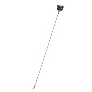 Anna-Kaci 8 Inch Women's Hat Pin Long Handle Vintage Retro Hollow Out Crystal Faux Pearl Pins - 1 of 4
