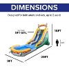 HeroKiddo T-Rex 18' Water Slide with Detachable Pool. - 3 of 4