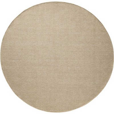 Nourison Tulum Basketweave Solid Indoor/Outdoor Rug
